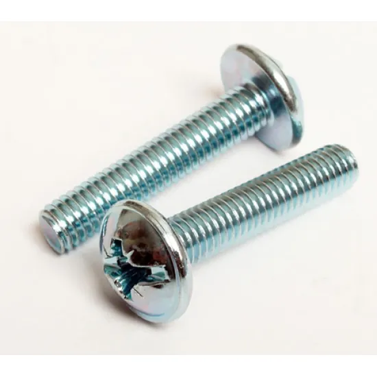 Болт K&J Fastener с полуобла глава с борд кръстат шлиц M3x16 мм, 0.5 мм, 6.8, DIN 967