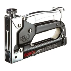 Такер Bosch механичен метален за скоби тип А 53 - 4-14 мм и гвоздеи тип 41 - 14 мм, HT 14 Такер Bosch механичен метален за скоби тип А 53 - 4-14 мм и гвоздеи тип 41 - 14 мм, HT 14