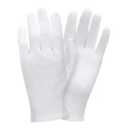 Ръкавици B-Wolf памучни шити размер 8, бели, Ivory