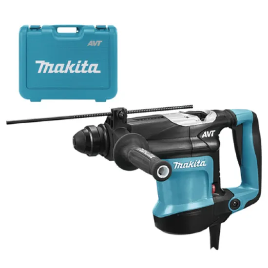 Перфоратор Makita електрически  SDS-plus, 850 W, 5 J, 1650-3300 уд./мин, HR3210C