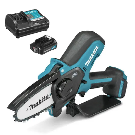 Трион Makita верижен акумулаторен   с 1 батерия и зарядно, 12 V, 2 Ah, 10 см, 0.325 , 1.1 мм UC100DWA