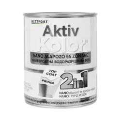 Акрилна боя Kittfort 2 в 1 на водна основа 0.75 л, бяла, Aktiv Kolor Акрилна боя Kittfort 2 в 1 на водна основа 0.75 л, бяла, Aktiv Kolor