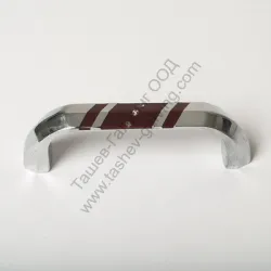 Дръжка за мебели от цинкова сплав  64 мм, хром и кафяво, 1933