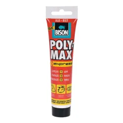 Лепило универсално Bison полимерно   165 г, бяло Poly Max Express