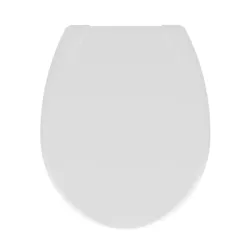 Дъска Nikiplast за тоалетна чиния с плавно затваряне 452х369 мм, бяла, MD