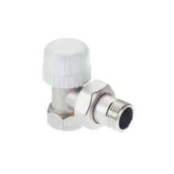 Вентил Icma радиаторен ъглов за терморегулатор G1/2, резба М <> резба Ж