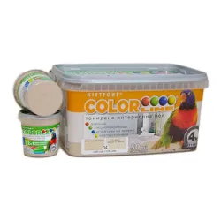 Боя Kittfort латексова цветна 4 кг, кафе лате 04, Colorline Боя Kittfort латексова цветна 4 кг, кафе лате 04, Colorline