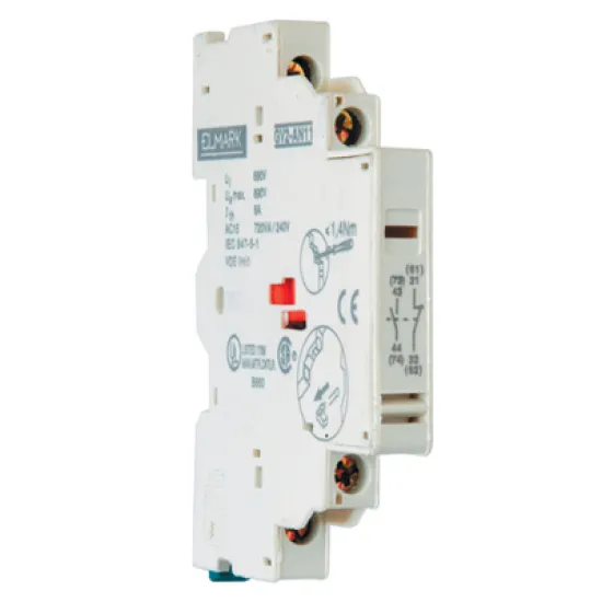 Блок Elmark контактен спомагателен 6 A, 1 NO + 1 NC, 690 V, ТМ3