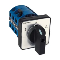 Прекъсвач Elmark пакетно-гърбичен 3-позиционен звезда-триъгълник 25 A, 380 V, LW26-25SD Прекъсвач Elmark пакетно-гърбичен 3-позиционен звезда-триъгълник 25 A, 380 V, LW26-25SD