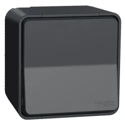 Ключ Schneider Electric електрически противовлажен девиаторен открит монтаж, сх. 6, 10 A, антрацит, Mureva Styl Ключ Schneider Electric електрически противовлажен девиаторен открит монтаж, сх. 6, 10 A, антрацит, Mureva Styl