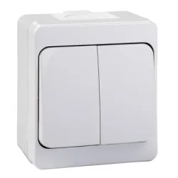 Ключ Schneider Electric електрически противовлажен сериен открит монтаж, сх. 5, 10 A, бял, Nemlyer Ключ Schneider Electric електрически противовлажен сериен открит монтаж, сх. 5, 10 A, бял, Nemlyer