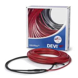 Кабел Devi за подово отопление 3x1.50 мм2, червен, 80 W, 8 м, Deviflex 10T Кабел Devi за подово отопление 3x1.50 мм2, червен, 80 W, 8 м, Deviflex 10T