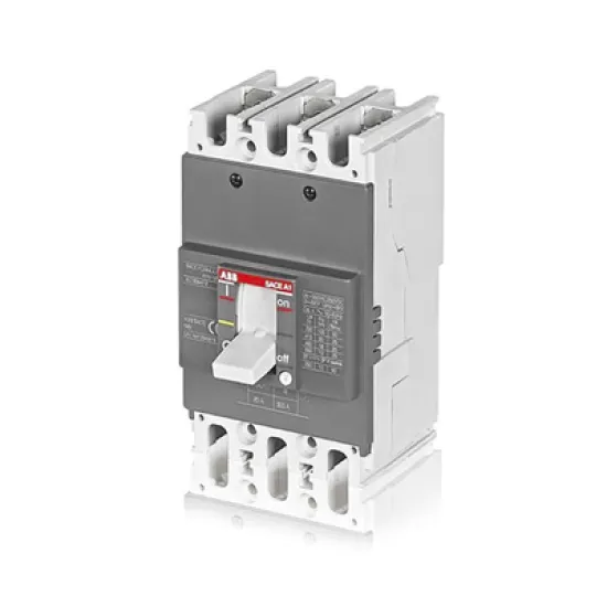 Прекъсвач ABB мощностен автоматичен тип А-1 160 A, 2.5-12.5 kA, 3P, 690 V, Sace Formula A2B 250 TMF 160-1600 3p F F