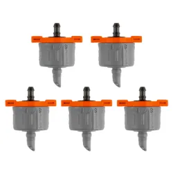 Капкообразувател Gardena регулируем краен с изравняване на налягането 1-8 л/ч, 5 бр., 3/16 Капкообразувател Gardena регулируем краен с изравняване на налягането 1-8 л/ч, 5 бр., 3/16