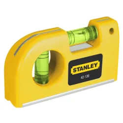 Нивелир Stanley пластмасов с магнитна основа 80 мм Нивелир Stanley пластмасов с магнитна основа 80 мм