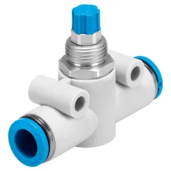 Вентил Festo предпазен еднопосочен 0.2-10 bar, 8 мм, GR-QS-8 Вентил Festo предпазен еднопосочен 0.2-10 bar, 8 мм, GR-QS-8