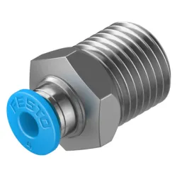 Съединител Festo пневматичен шлаух - резба 1/4, шлаух 4 мм, QS-1/4-4 Съединител Festo пневматичен шлаух - резба 1/4, шлаух 4 мм, QS-1/4-4