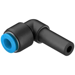 Съединител Festo пневматичен шлаух - шлаух Г-образен букса 10 мм, 8 мм, QSL-10H-8 Съединител Festo пневматичен шлаух - шлаух Г-образен букса 10 мм, 8 мм, QSL-10H-8