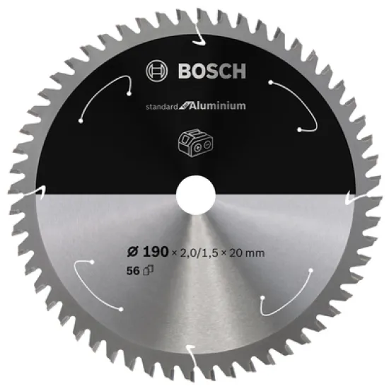 Диск Bosch карбиден за рязане на алуминий 190x20x1.5 мм, Standard for Aluminium