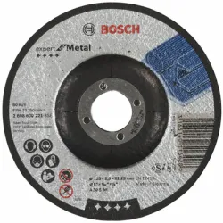 Диск Bosch карбофлексен за рязане на метал 125х22.23х2.5 мм, A30 S BF, вдлъбнат, Expert for Metal Диск Bosch карбофлексен за рязане на метал 125х22.23х2.5 мм, A30 S BF, вдлъбнат, Expert for Metal