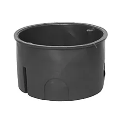 Конзолна кутия BG за електроинсталация ф 68х42 мм, 1 модул, черна, скрит монтаж Конзолна кутия BG за електроинсталация ф 68х42 мм, 1 модул, черна, скрит монтаж