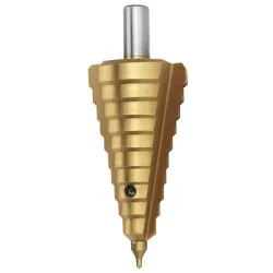 Свредло Fervi за метал стъпаловидно 2.5-38 мм, 95 мм, HSS-TIN, 10 мм, F238 Свредло Fervi за метал стъпаловидно 2.5-38 мм, 95 мм, HSS-TIN, 10 мм, F238