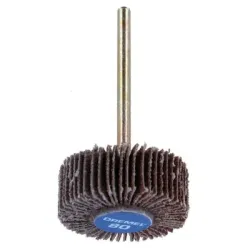 Четка Dremel за прав шлайф шпинделна дискова, с ламели от шкурка, ф 28.6х9.5х3.2 мм, P80, 502 Четка Dremel за прав шлайф шпинделна дискова, с ламели от шкурка, ф 28.6х9.5х3.2 мм, P80, 502