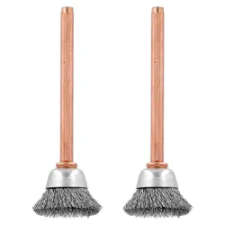 Четка Dremel за прав шлайф  чашковидна, от стоманена тел, ф 13х3.2 мм, 2 бр., 531 Четка Dremel за прав шлайф  чашковидна, от стоманена тел, ф 13х3.2 мм, 2 бр., 531