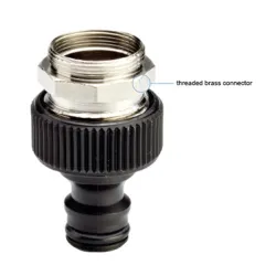 Адаптор G.F. аериращ за свързване кран-маркуч M22х1 - M24х1 - 3/4 Адаптор G.F. аериращ за свързване кран-маркуч M22х1 - M24х1 - 3/4