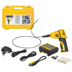 Камера REMS за тръби и канали мобилна 3.7 V, 1.2 Ah, ф 4.5 мм, 1 м, CamScope S Set 4 Камера REMS за тръби и канали мобилна 3.7 V, 1.2 Ah, ф 4.5 мм, 1 м, CamScope S Set 4