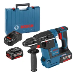 Перфоратор Bosch акумулаторен безчетков SDS-plus, 18 V, 6 Ah, 2.6 J, GBH 18V-26 Перфоратор Bosch акумулаторен безчетков SDS-plus, 18 V, 6 Ah, 2.6 J, GBH 18V-26