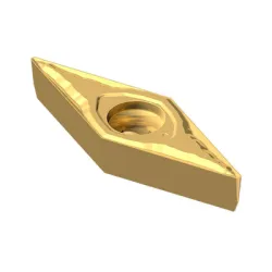 Пластина Fervi за стругарски нож твърдосплавна за престъргване упорен, R 0.4 мм, 9.53х4.76 мм, 35 °