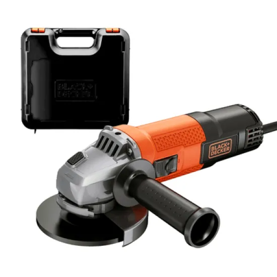 Ъглошлайф Black & Decker електрически  750 W, 115 мм, 12 000 об./мин, BEG110K