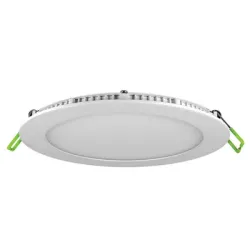 Лампа Vivalux тип панел LED за вграждане 6 W, 230 V, 120 мм, 4000 K, 400 lm, 24 мм, бял, Este LED