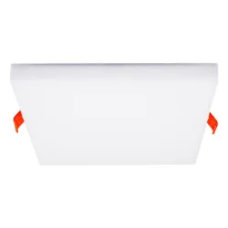 Лампа Vivalux тип панел LED за вграждане влагозащитена 24 W, 230 V, 4000 K, 2400 lm, 170 мм, бял, Quadra LED