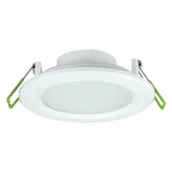 Лампа Vivalux тип панел LED за вграждане влагозащитена 25 W, 230 V, 222 мм, 4000 K, 2100 lm, 70 мм, бял, Top LED