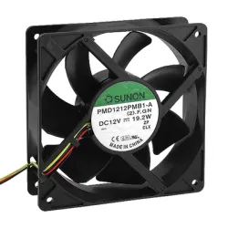 Вентилатор Sunon промишлен осев 19.2 W, 322.8 м3/ч, 120x120x38 мм, 120 мм, 54 dB(A), PMD1212PMB1-A