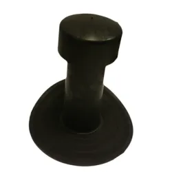 Отдушник Italprofili за плосък покрив  ф 110х270 мм, черен, Maxi