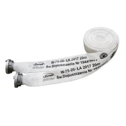 Шланг Korus пожарен с щорц съединител  ф 75 мм, 8 bar, 20 м, W-75-20-LA