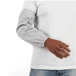 Ръкавели Eurotechnique за заварчици  400 мм, бежови