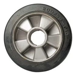 Колело Hu-Lift Equipment промишлено алуминиево с каучуков бандаж 200 мм Колело Hu-Lift Equipment промишлено алуминиево с каучуков бандаж 200 мм