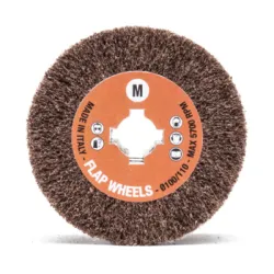Четка Athena Abrasives за четков шлайф ролкова, скочбрайт, ф 105х100 мм, P80, STX Четка Athena Abrasives за четков шлайф ролкова, скочбрайт, ф 105х100 мм, P80, STX