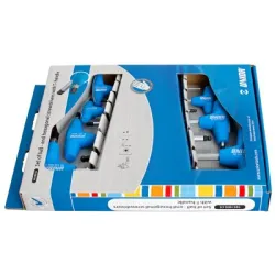 Ключ Unior Т-образен 6-стен сфера комплект 2.5х10 мм, 7 бр., 193HXSCS