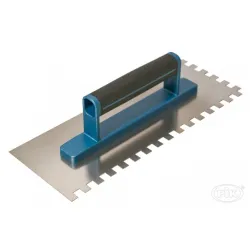 Маламашка Pik за лепило назъбена INOX стъпка 10х10 мм, 320х120 мм