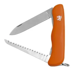 Нож Mikov сгъваем универсален 2 в 1 90/110 мм, оранжев, Praktik 115-NH-2/AK