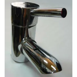 Смесител Pentagono за умивалник в баня с керамична глава  стоящ, 2x3/8, Tonda