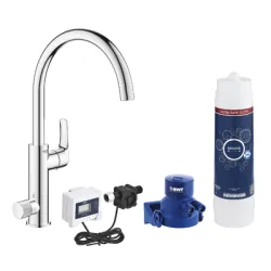 Смесител Grohe за кухня  стоящ, едноръкохватков, 2x3/8, Blue Pure Eurosmart