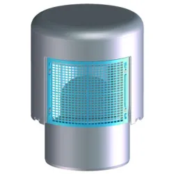 Клапа противовакуумна PVC за канал ф 100x110 мм, HL900NECO