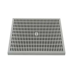 Решетка Devorex за дъждоприемна шахта за канални отводнителни системи от PP-C, без дръжка 25х185х185 мм, 3.3 kN, Xdrain