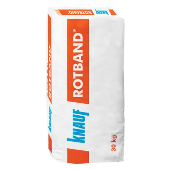 Мазилка Knauf гипсова ръчна 30 кг, бяла, Rotband